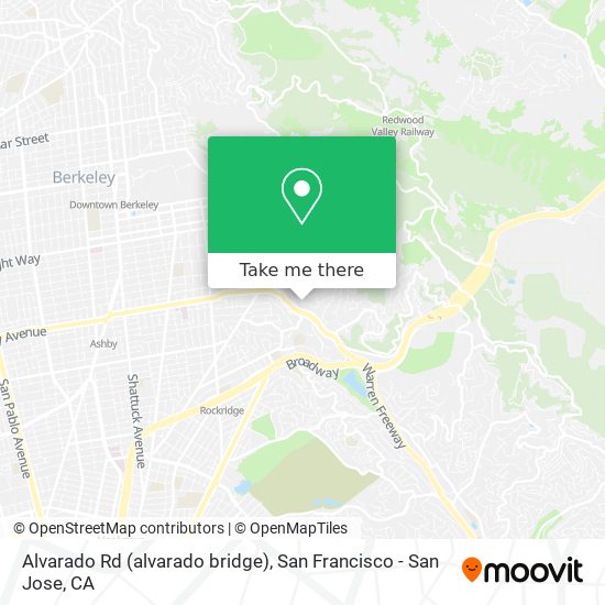 Mapa de Alvarado Rd (alvarado bridge)