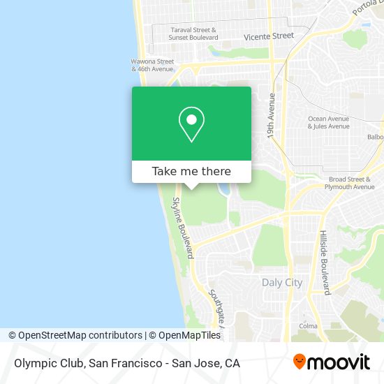 Olympic Club map