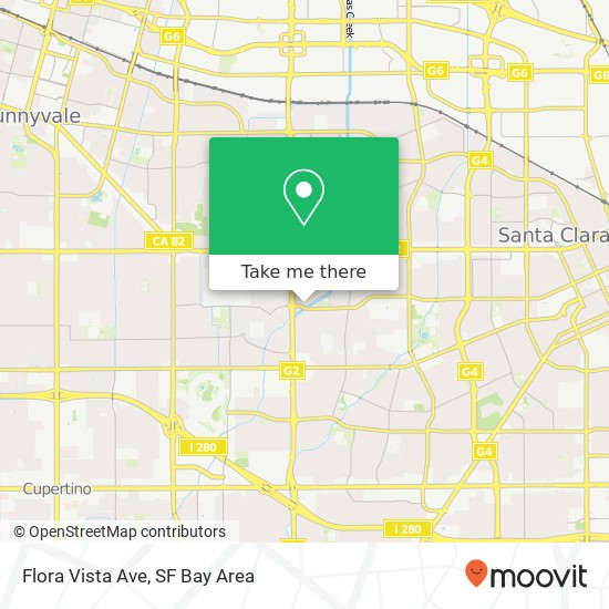 Flora Vista Ave, Santa Clara, CA 95051 map