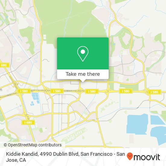 Mapa de Kiddie Kandid, 4990 Dublin Blvd