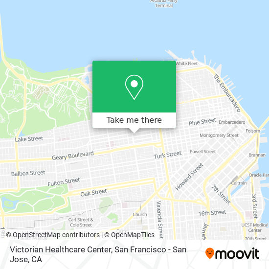 Victorian Healthcare Center map