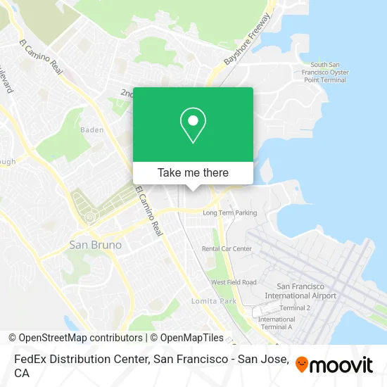 FedEx Distribution Center map