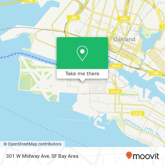 301 W Midway Ave, Alameda, CA 94501 map