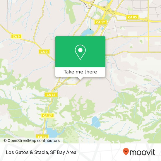 Los Gatos & Stacia map