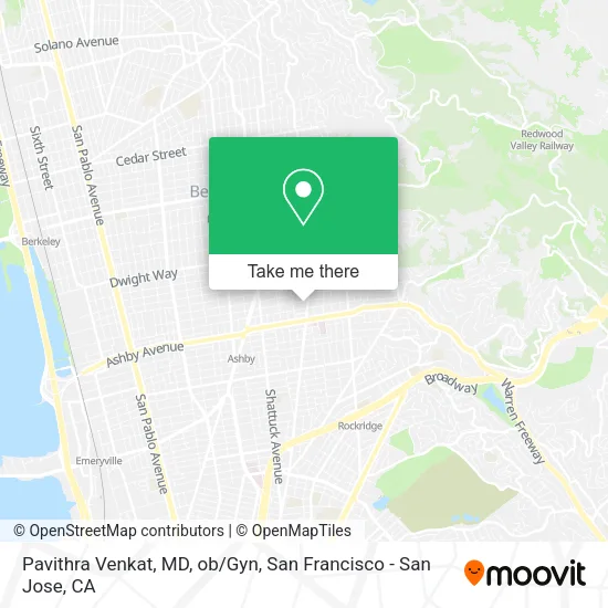 Mapa de Pavithra Venkat, MD, ob/Gyn