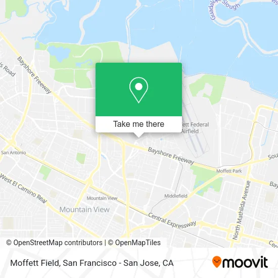Moffett Field map