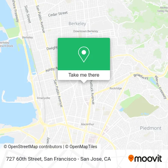 Mapa de 727 60th Street