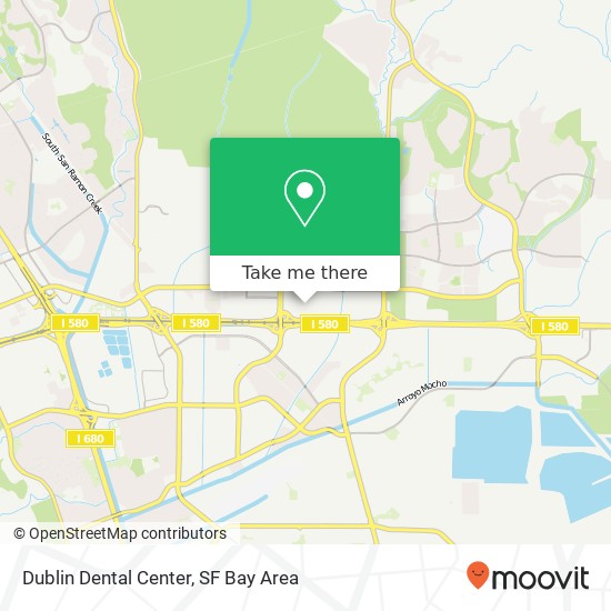 Mapa de Dublin Dental Center