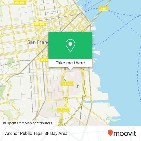 Anchor Public Taps map