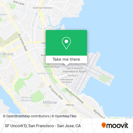 SF Uncork'D map