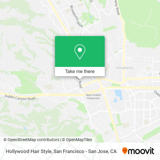 Mapa de Hollywood Hair Style
