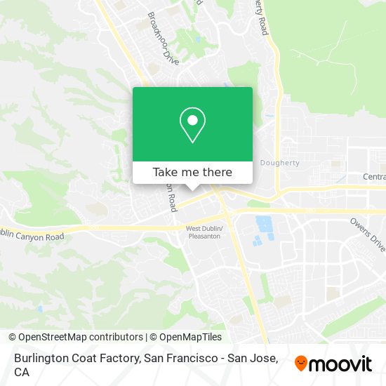 Burlington Coat Factory map