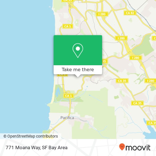 Mapa de 771 Moana Way