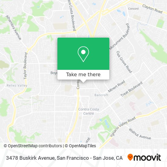 3478 Buskirk Avenue map