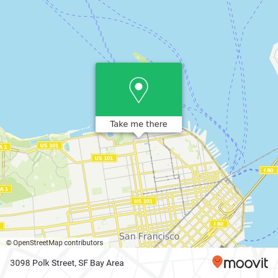 3098 Polk Street map