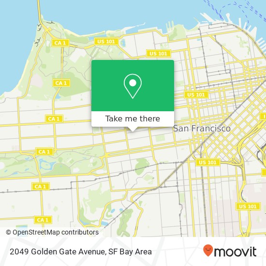 2049 Golden Gate Avenue map