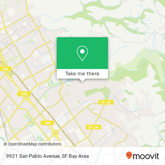 Mapa de 9921 San Pablo Avenue