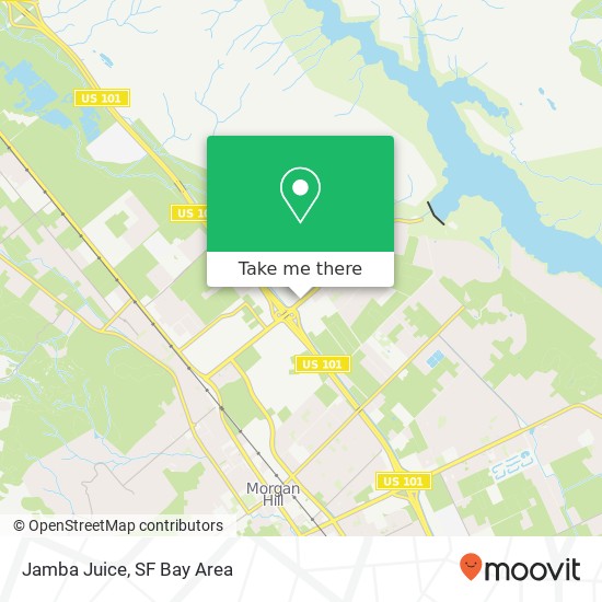 Mapa de Jamba Juice, 1049 Cochrane Rd Morgan Hill, CA 95037