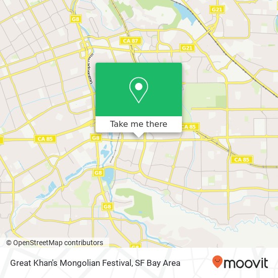 Great Khan's Mongolian Festival map