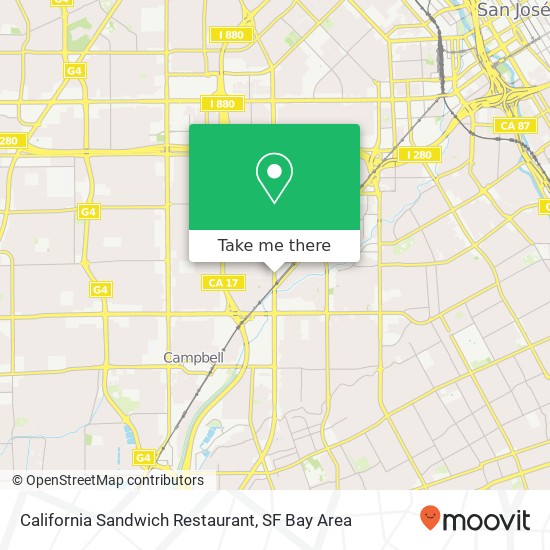 California Sandwich Restaurant, 1402 S Bascom Ave San Jose, CA 95128 map