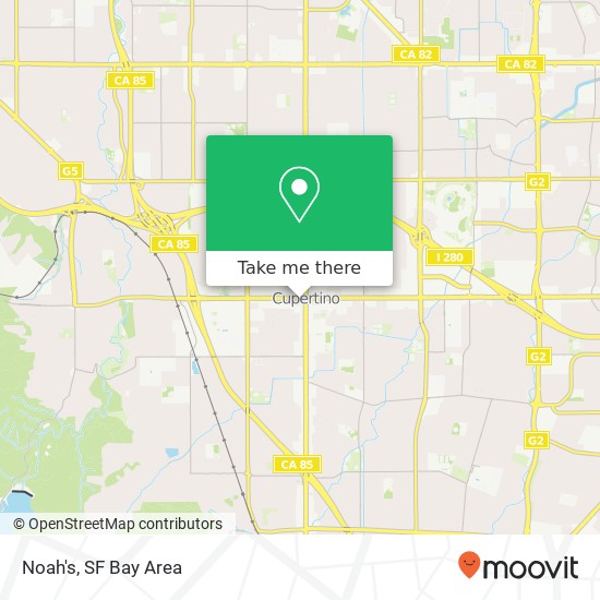 Noah's, 20520 Stevens Creek Blvd Cupertino, CA 95014 map