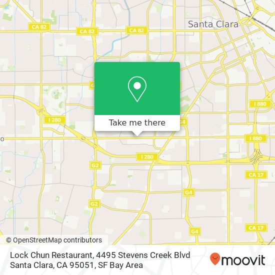 Lock Chun Restaurant, 4495 Stevens Creek Blvd Santa Clara, CA 95051 map