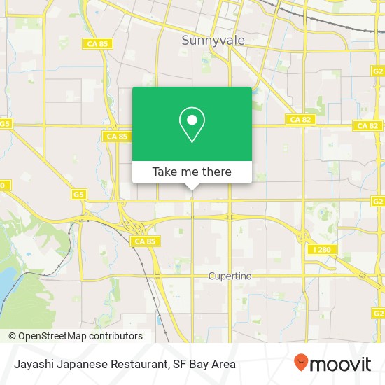 Jayashi Japanese Restaurant, 1647 Hollenbeck Ave Sunnyvale, CA 94087 map