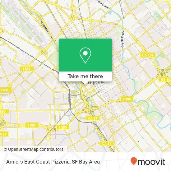 Amici's East Coast Pizzeria, 225 W Santa Clara St San Jose, CA 95113 map