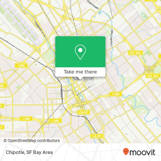 Chipotle, 1 S Market St San Jose, CA 95113 map