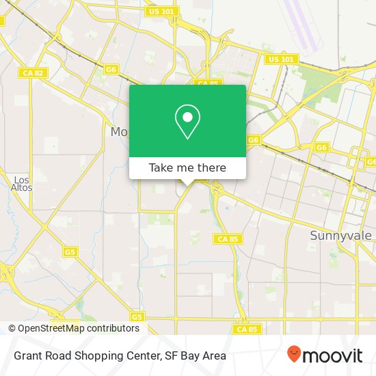 Mapa de Grant Road Shopping Center