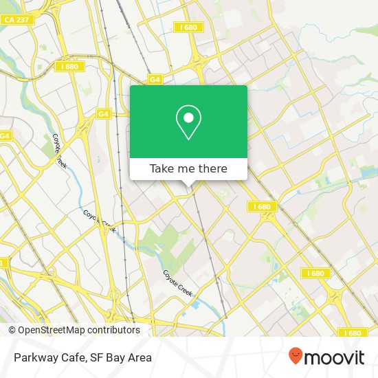 Mapa de Parkway Cafe, 1704 Automation Pkwy San Jose, CA 95131