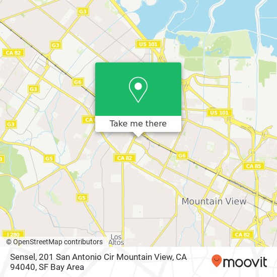 Sensel, 201 San Antonio Cir Mountain View, CA 94040 map