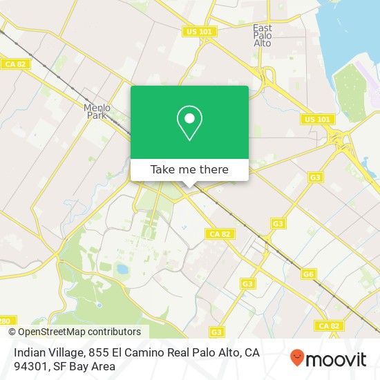 Indian Village, 855 El Camino Real Palo Alto, CA 94301 map