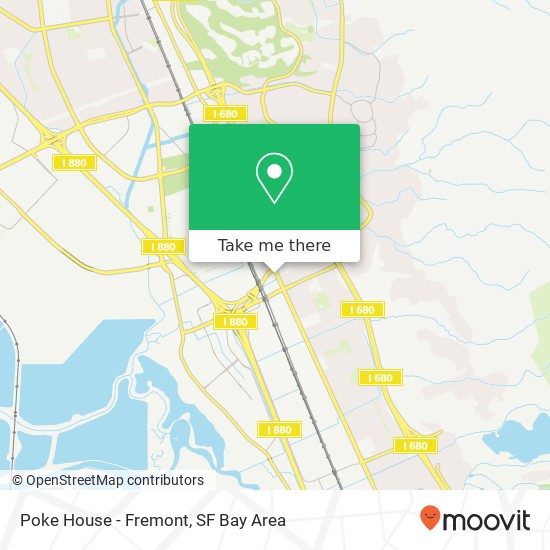 Mapa de Poke House - Fremont, 46813 Warm Springs Blvd Fremont, CA 94539