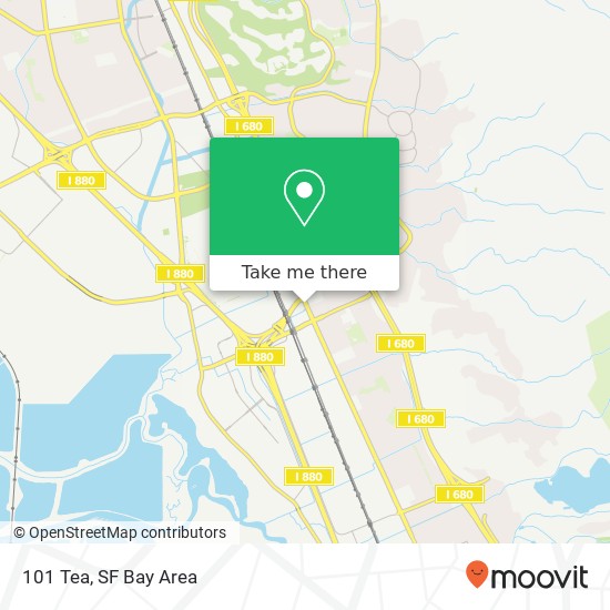 Mapa de 101 Tea, 46859 Warm Springs Blvd Fremont, CA 94539