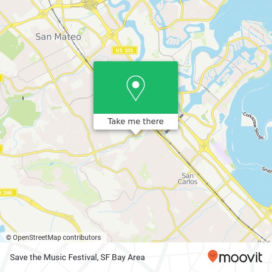 Save the Music Festival map