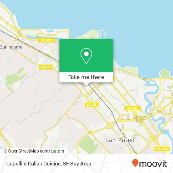 Capellini Italian Cuisine, 310 Baldwin Ave San Mateo, CA 94401 map