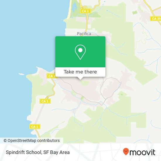 Spindrift School map