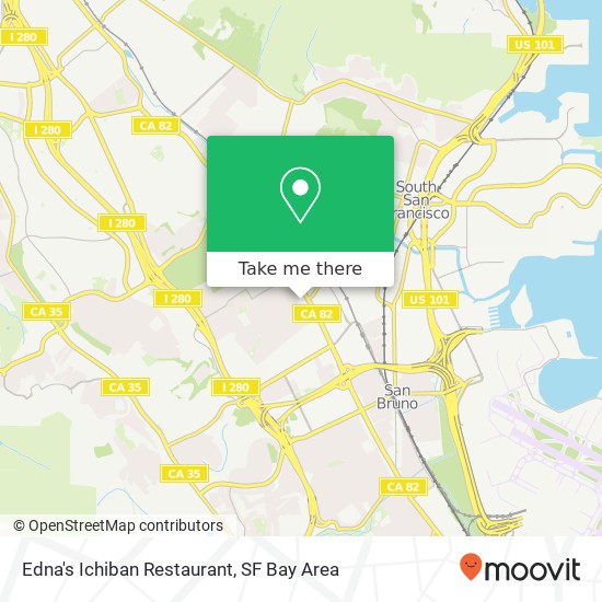 Edna's Ichiban Restaurant map