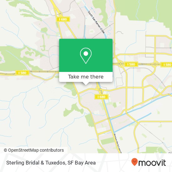 Mapa de Sterling Bridal & Tuxedos, 5540 Springdale Ave Pleasanton, CA 94588