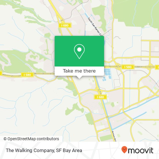 Mapa de The Walking Company, 1432 Stoneridge Mall Rd Pleasanton, CA 94588