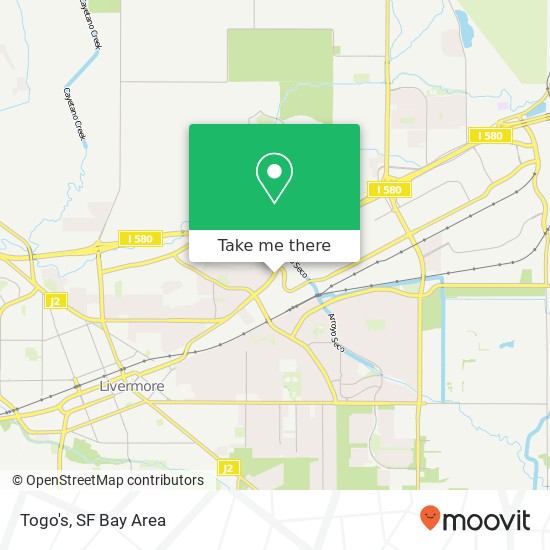 Mapa de Togo's, 4325 1st St Livermore, CA 94551