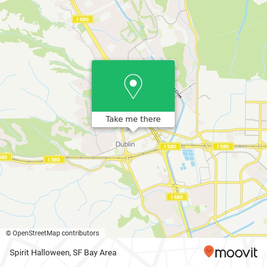 Mapa de Spirit Halloween, 7193 Regional St Dublin, CA 94568