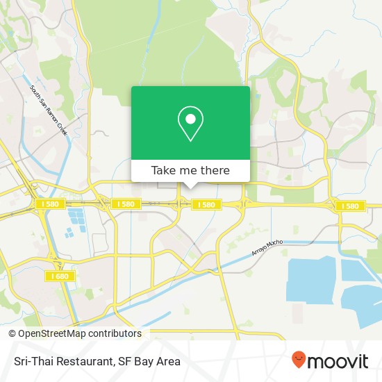 Mapa de Sri-Thai Restaurant, 4930 Dublin Blvd Dublin, CA 94568