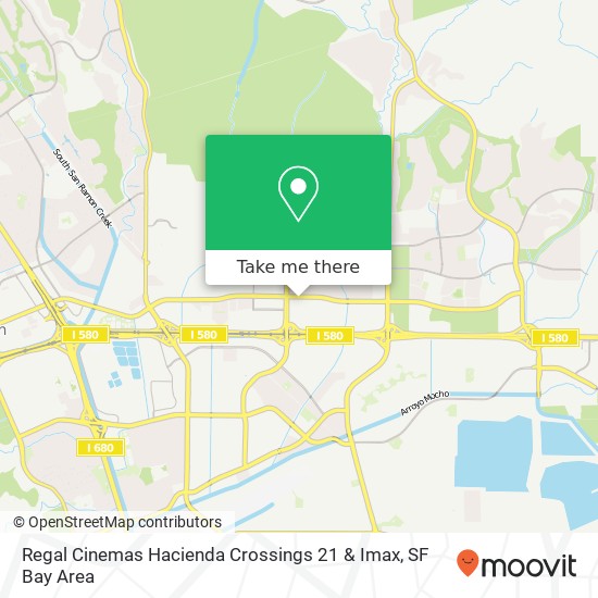 Mapa de Regal Cinemas Hacienda Crossings 21 & Imax