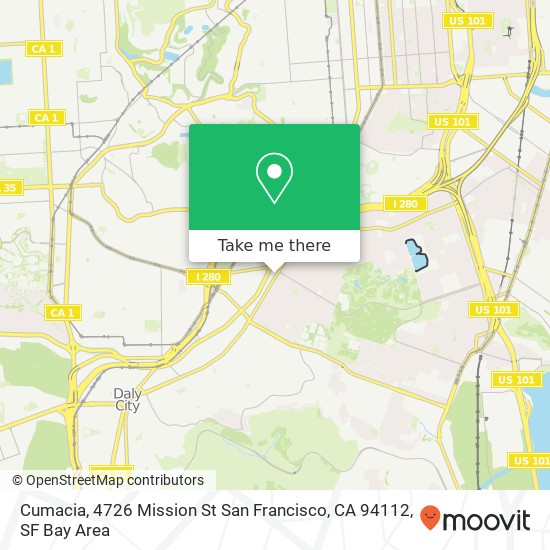 Cumacia, 4726 Mission St San Francisco, CA 94112 map