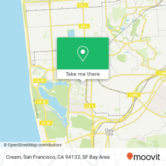 Cream, San Francisco, CA 94132 map