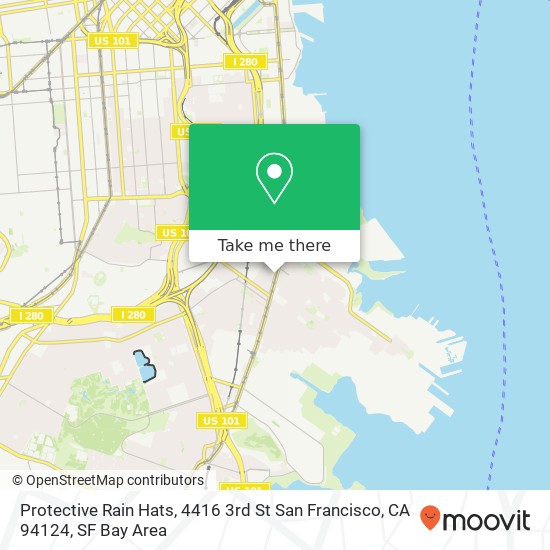 Protective Rain Hats, 4416 3rd St San Francisco, CA 94124 map