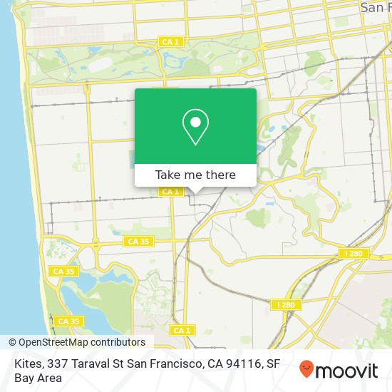Kites, 337 Taraval St San Francisco, CA 94116 map