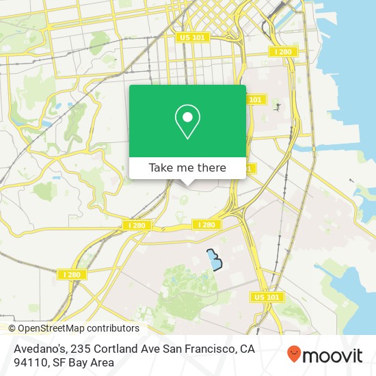 Avedano's, 235 Cortland Ave San Francisco, CA 94110 map